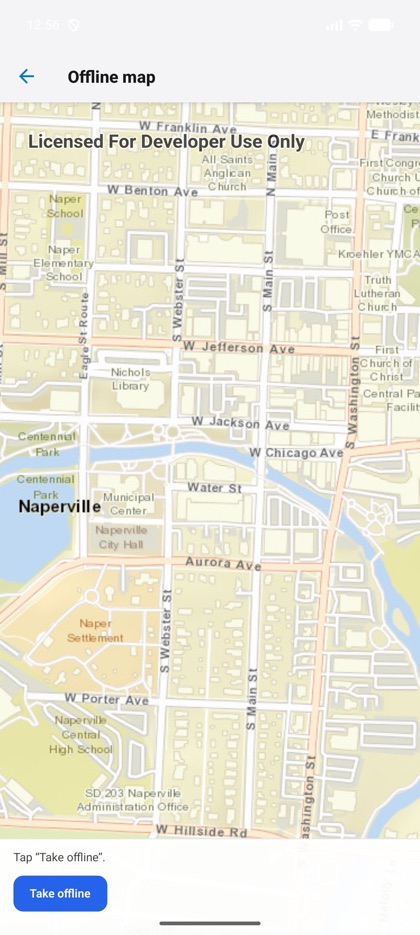 Offline map running on Android