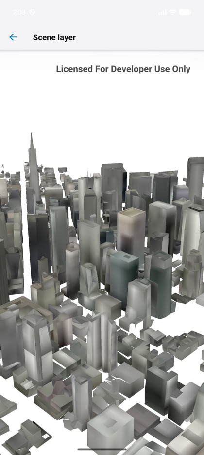 Scene layer running on Android